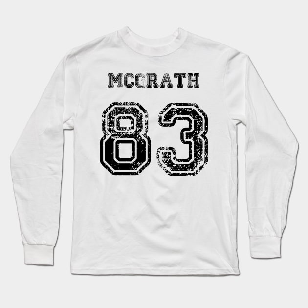 McGrath 83 Long Sleeve T-Shirt by brendalee